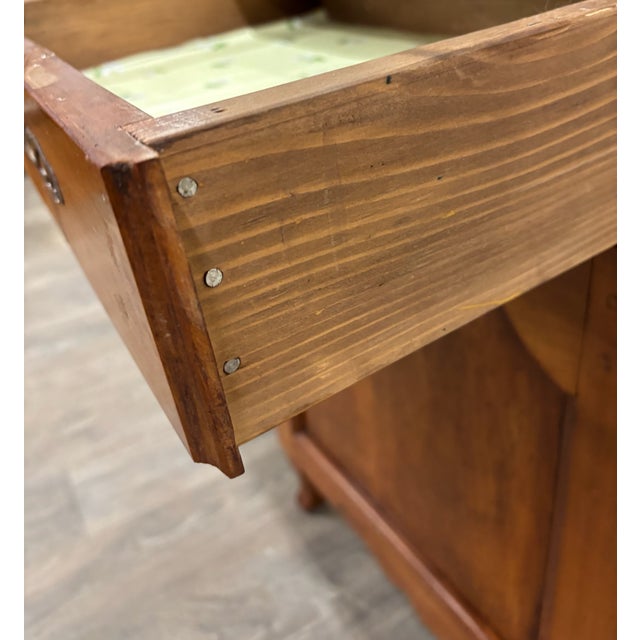 Antique French Country French Louis XV Style Petite Pedestal Confiturier Cabinet For Sale - Image 15 of 17