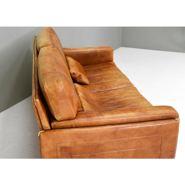 Arcon Sofas in Buffalo Leather by Marco Milisich, Italy, 1970s, Set of 2 For Sale - Image 9 of 18