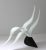 Late 20th Century Soaring Birds Sculpture Licio Zanetti Murano Glass For Sale - Image 5 of 11