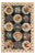 Handmade Antique English Needlepoint Rug in Blue, Beige-Brown Floral Pattern For Sale In New York - Image 6 of 6