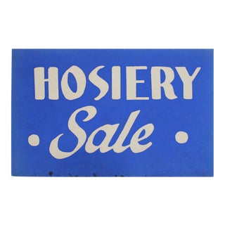 Hosiery Sale Sign For Sale