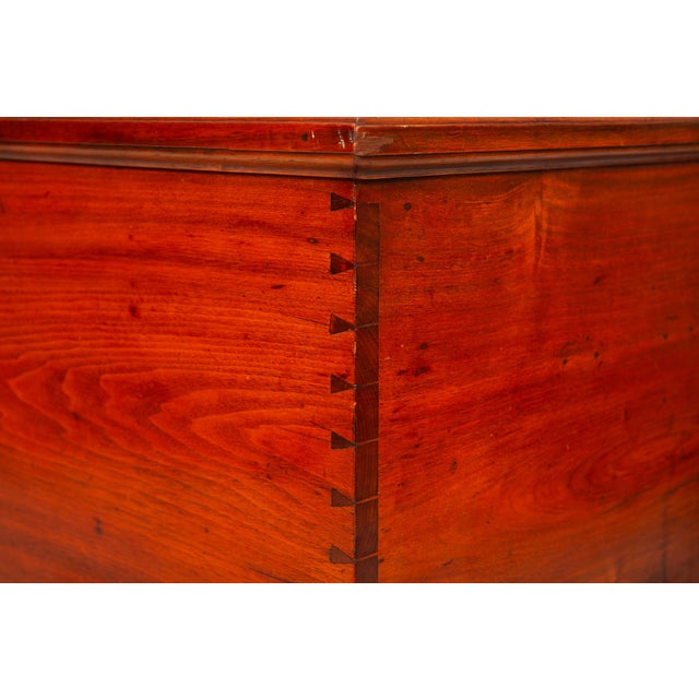 18th Century American Chippendale Walnut Blanket Chest Circa 1780s For Sale - Image 10 of 18