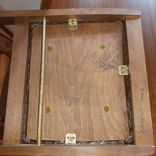 Vintage MidCentury Modern 1989 Romanian Drop Leaf Table With 4 Chairs