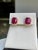 12 Carat Natural Burma Ruby and Diamond Earring in 18 Karat Yellow Gold For Sale - Image 14 of 18