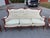 Victorian Late 19th Century Victorian Neutral Upholstered Sofa, Living Room Sofa Matching Set For Sale - Image 3 of 12