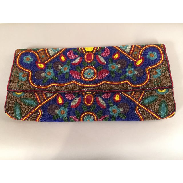 HUge 1930s Art Deco Beaded Clutch Bag Oversized Pristine Condition ...