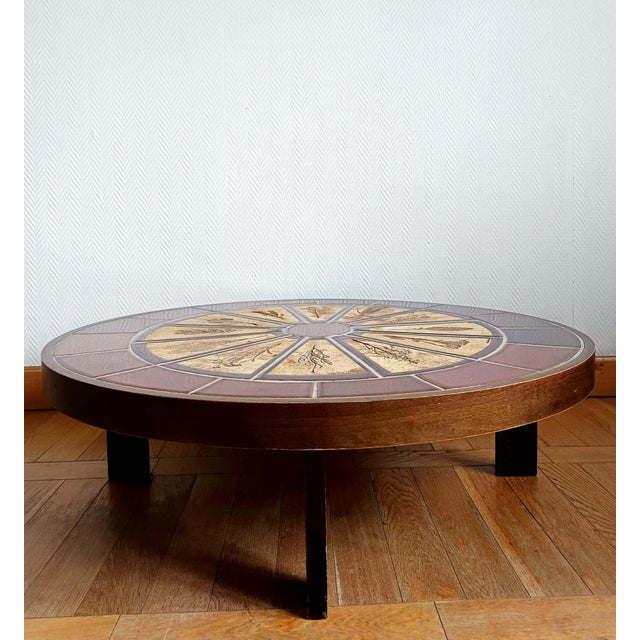 Herbier Coffee Table by Roger Capron, 1960 For Sale - Image 3 of 13
