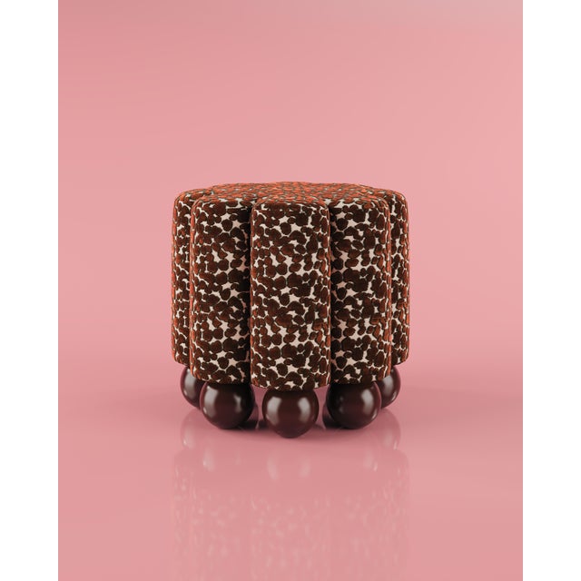 Cream Myrna Stool by Ottiu For Sale - Image 8 of 15