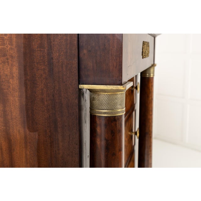 Antique French Mahogany Semainier, 1800s For Sale - Image 9 of 12