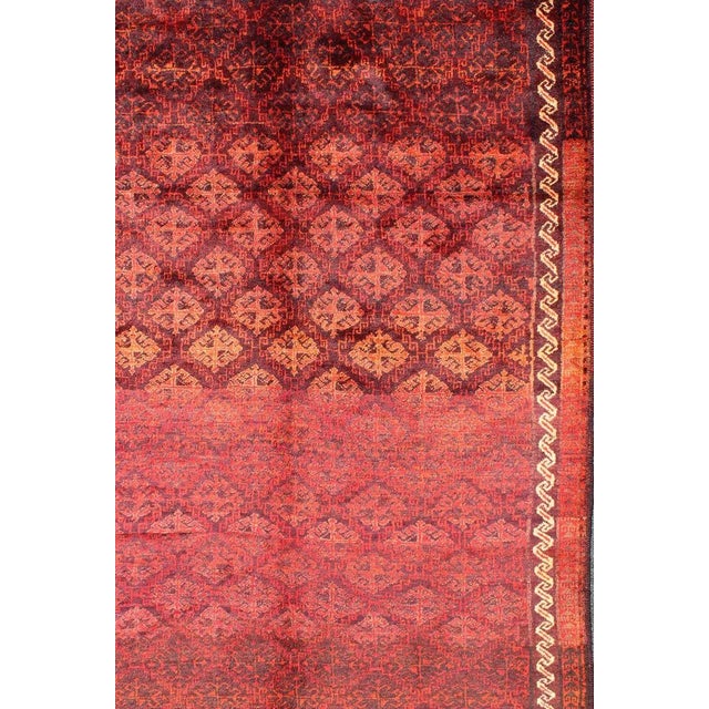 1950s Semi Vintage Balouchi Rug- 5'3 X 8'7 For Sale - Image 4 of 13