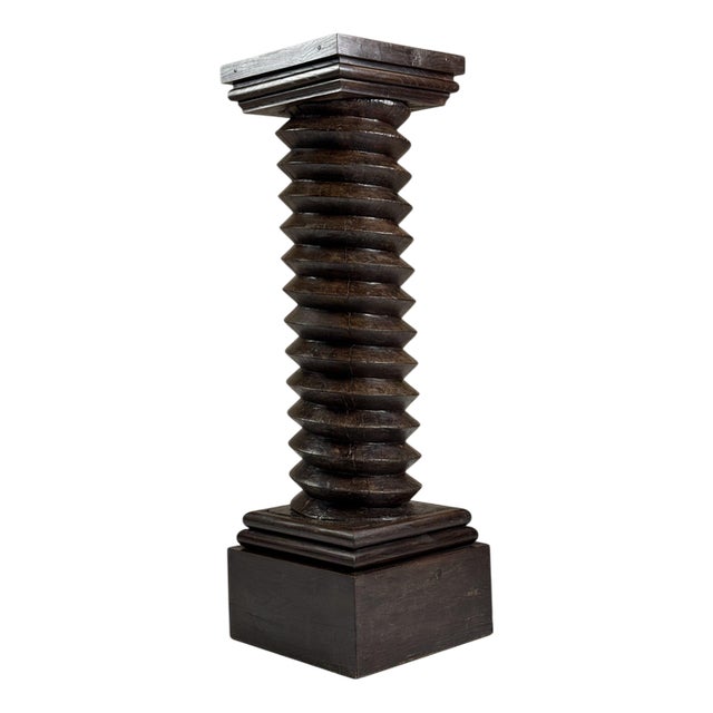 French Column Press in Wood, 1900s For Sale