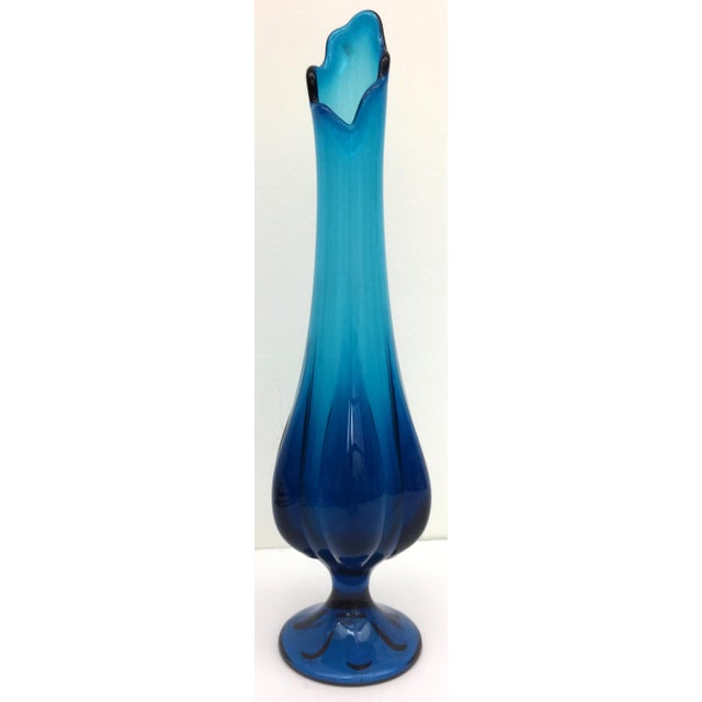 MidCentury Viking Swung Glass Vase Chairish