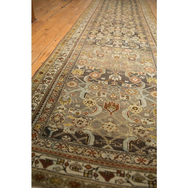 Vintage Distressed Hamadan Rug Runner - 3'5" x 16' For Sale - Image 10 of 12