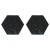 Hexagonal Black Marble Coasters, Set of 2 For Sale - Image 10 of 10