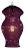 Sol Pendant Light from the Versuvius Collection in Lilac For Sale