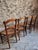 Antique French Dining Chairs with Woven Cane Seats in Beech, 1900, Set of 4 For Sale - Image 12 of 18