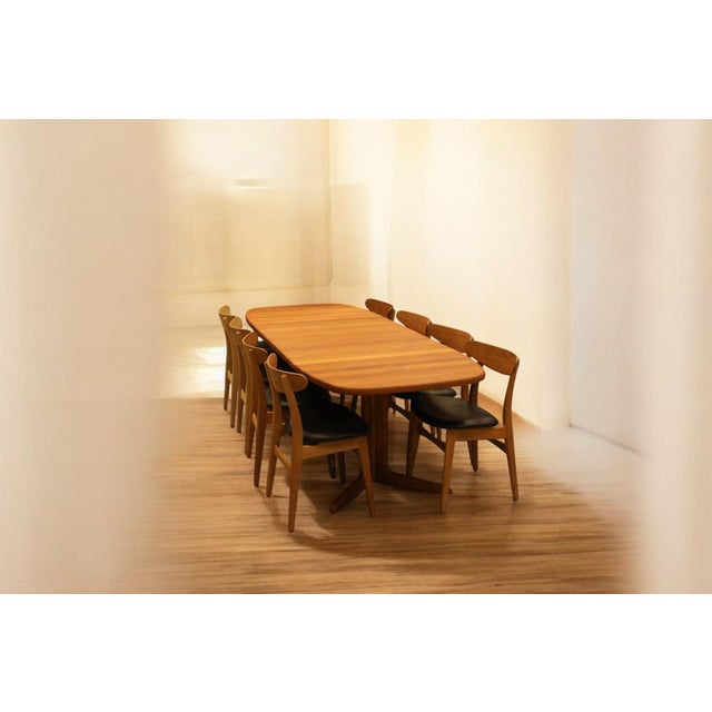 Mid-Century Modern Vintage Dining Table in Teak with Double Extension Leaves from Skovby, 1960s For Sale - Image 3 of 18