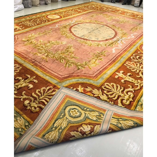 1920s Oversized 1920s Spanish Savonnerie Rug For Sale - Image 5 of 7