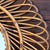 Wood Vintage French Round Rattan Mirror, 1950s For Sale - Image 7 of 11