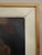 Textile Mid-Century Modern 'Profile in Burgundy' Vintage Original Swedish Figurative Portrait Oil Painting, Framed For Sale - Image 7 of 11