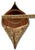 Excellent Large Size Antique Hand Made Maine Indian Tree Bark Canoe Model - 22 Inches Long For Sale - Image 18 of 18