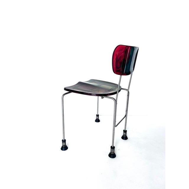 Blue Broadway Chair by Gaetano Pesce for Bernini, 1993 For Sale - Image 8 of 14