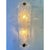 Contemporary Monumental Clear Murano Glass Wall Sconces by Simoeng, Set of 2 For Sale - Image 3 of 9