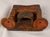 Antique Chinese Guangdong Glazed Pottery Incense & Twin-Lamp Stand, Qing Dynasty, 19th Century For Sale - Image 4 of 5