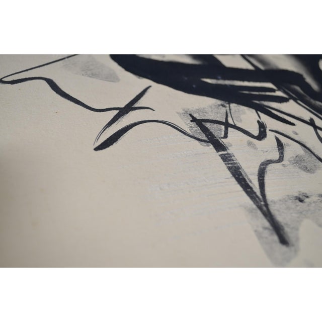 László Mindszenti, Figure, Ink on Paper on Cardboard, 1972 For Sale - Image 11 of 15