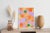 2023, Modern Still Life Painting of Patterns and Silhouettes "Bottles and Falling Citrus Fruits Ii", Acrylic Painting on Paper by Gio Bellagio For Sale - Image 4 of 7