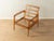 Wood Wooden White Armchair, 1960s For Sale - Image 7 of 8