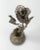 Early 20th Century Sterling Silver 925 Filigree Flower Vase With Rose For Sale In New York - Image 6 of 10