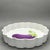 • This elegant vintage porcelain tart or quiche dish features a vibrant hand-painted eggplant (aubergine) design in the...