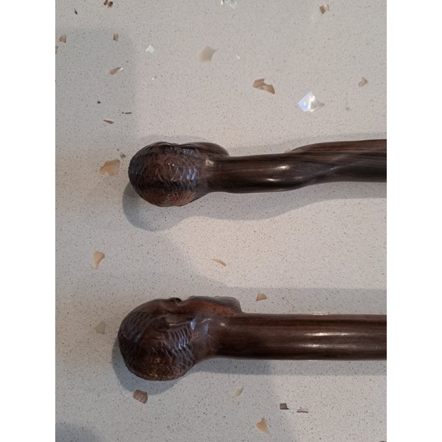 Mid Century African Shoehorns For Sale - Image 4 of 7