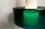 Glass Vintage Two-Tone Pendant Light in White Opaline Glass and Green Transparent Glass, 1960s For Sale - Image 7 of 17