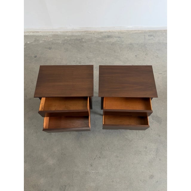 Wood 1960s Nightstands by Vega Morris - Pair For Sale - Image 7 of 15