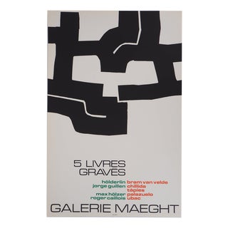Expo 1974 Poster after E. Chillida For Sale