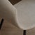 Open Back Chair in Natural White Textured Fabric For Sale - Image 4 of 9