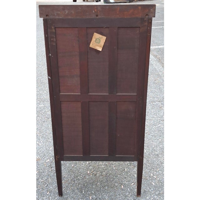 Victorian Solid Mahogany Sheet Music Cabinet, Circa 1880s For Sale - Image 10 of 12