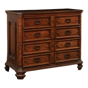 18th Century Italian Walnut Wood Cassettiera