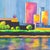 City Skyline - Tomoko Parry, C. 1990s For Sale - Image 4 of 10