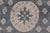Modern Khotan Rug With Circular Medallions in Shades of Steel Blue & Off White 10'6 X 16'3 For Sale In Atlanta - Image 6 of 11