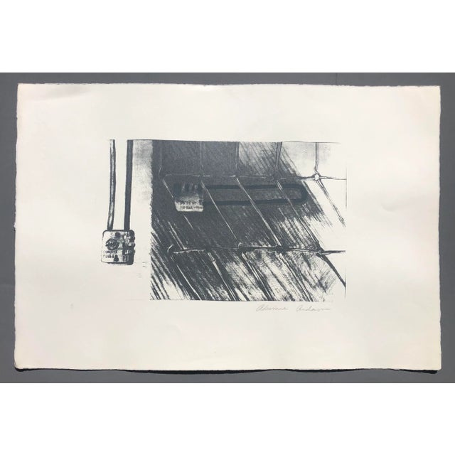 Industrial litho by Atlanta artist Adrienne Anderson (1949-2020). Anderson earned her MFA from University of Georgia and...