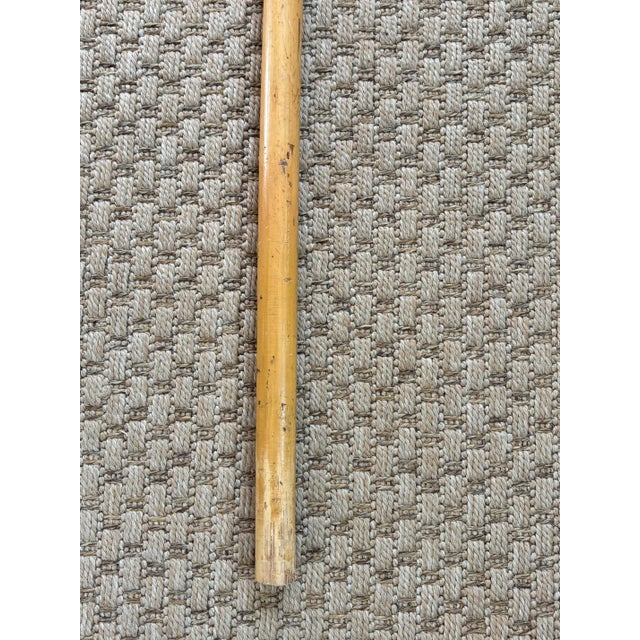 Mid 20th Century Rustic Estate Wood Bamboo Walking Canes - Set of 5 For Sale - Image 16 of 17