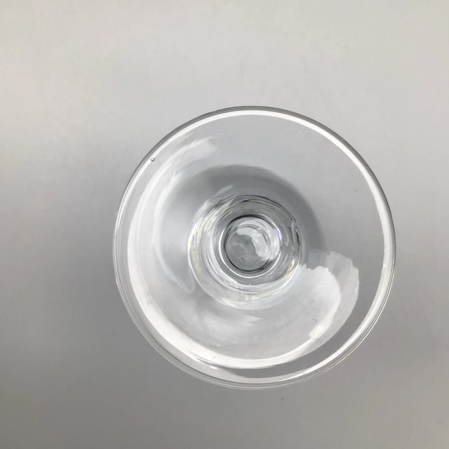 Vintage Crystal Hand Blown Aperitif Glasses-Set of 7 For Sale - Image 11 of 13