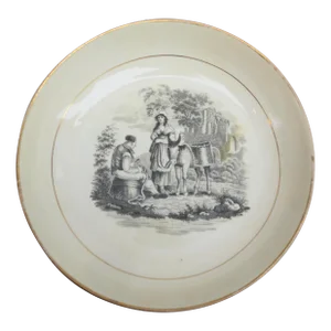 Antique English Transfer Plate