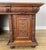 Antique French Style Oak Double Sided Carved Pedestal Desk For Sale - Image 11 of 18