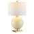2020s Anina 24" Glass Orb Table Lamp in Cream - a Pair For Sale - Image 5 of 5