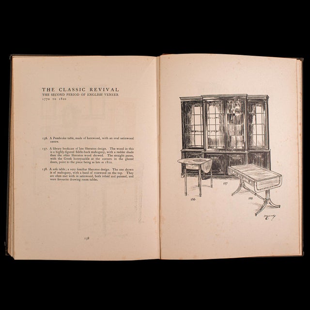 1910's Antique Book Old English Furniture For Sale - Image 11 of 12