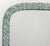 Late 20th Century Sage Green Ground Paint-Decorated Wood Framed Arch Form Mirror For Sale - Image 5 of 6